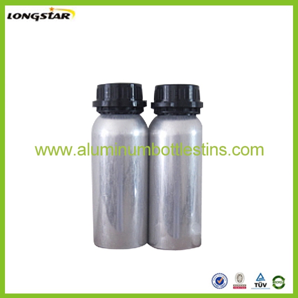 100ml aluminum chemical bottles with black cap