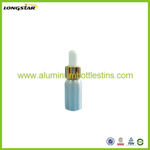 Chinese Professional 10ml aluminum dropper bottle in Swiss
