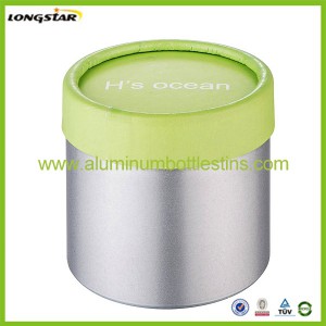 160g aluminum can with painted lid