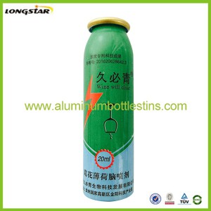 20ml aluminum aerosol can