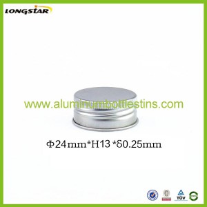 24mm aluminum cap
