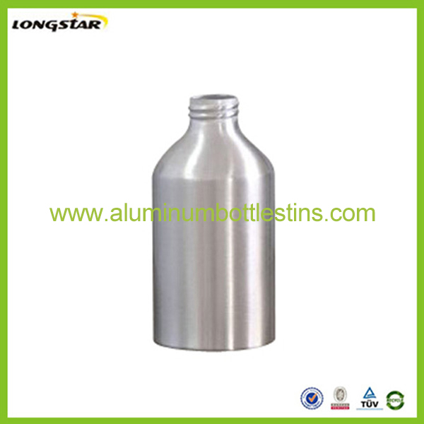 350ml aluminum bottle plain silver color