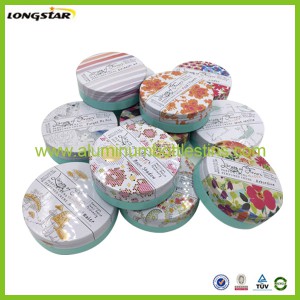 40g/ml aluminum cosmetic jars