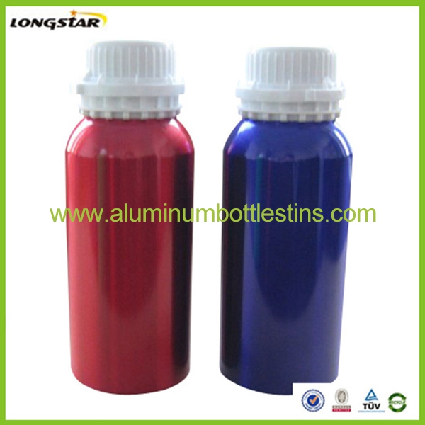 500ML aluminum essential oil bottle with color painting