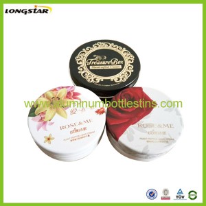 2 oz 60ml/g aluminum tin container with offset printing