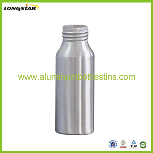 2016 China New Design 80ml aluminum bottle plain silver color in Haiti