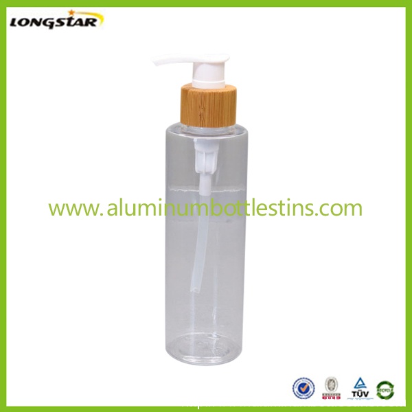 PET cosmetic bottles with pump sprayers