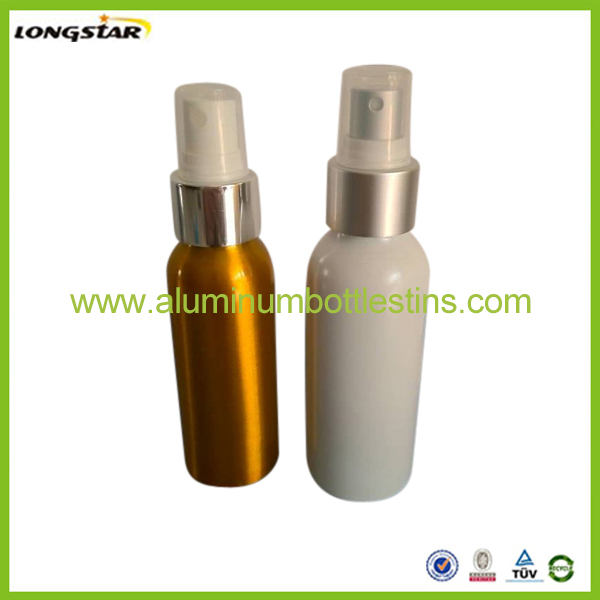 aluminum bottle with aluminum mist sprayer