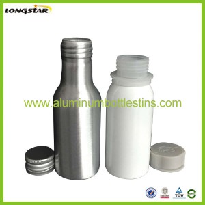 aluminum engine oil bottles