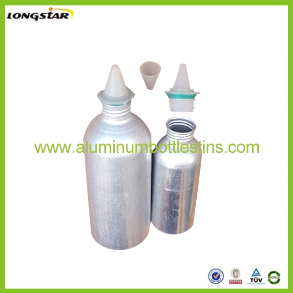 aluminum solvent gel bottle